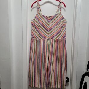 Lane Bryant Multicolor Striped Dress